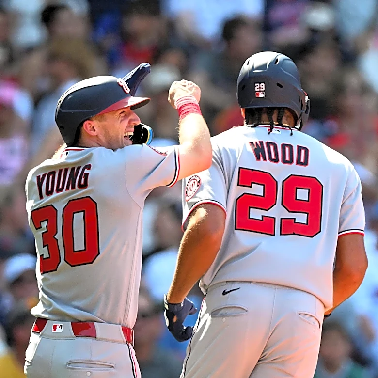 The unlikely duo of Nasim Nunez and Andres Chaparro power the Nationals to a 10-2 win