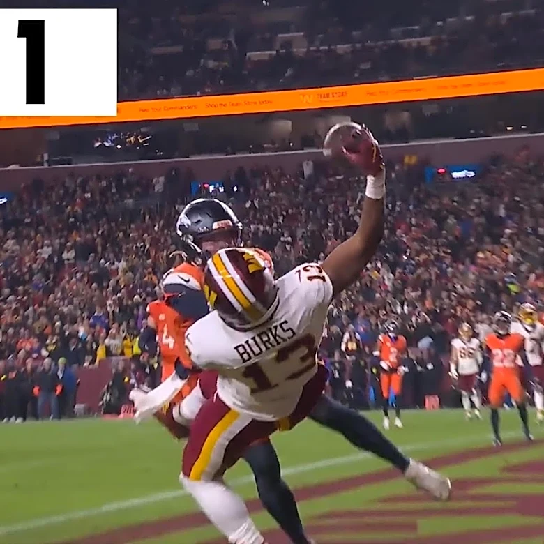 Commanders News: @NFL declares Treylon Burks’ catch the best of 2025