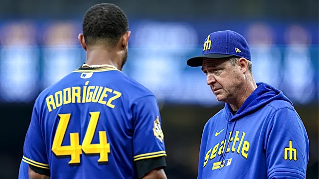 Mariners injury update: Julio Rodríguez, Victor Robles both depart Thursday’s game against Angels
