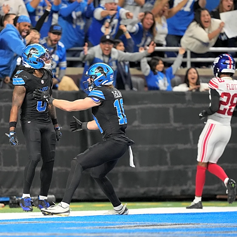 Detroit Lions fans choose sides in Isaac TeSlaa, Jahmyr Gibbs debate