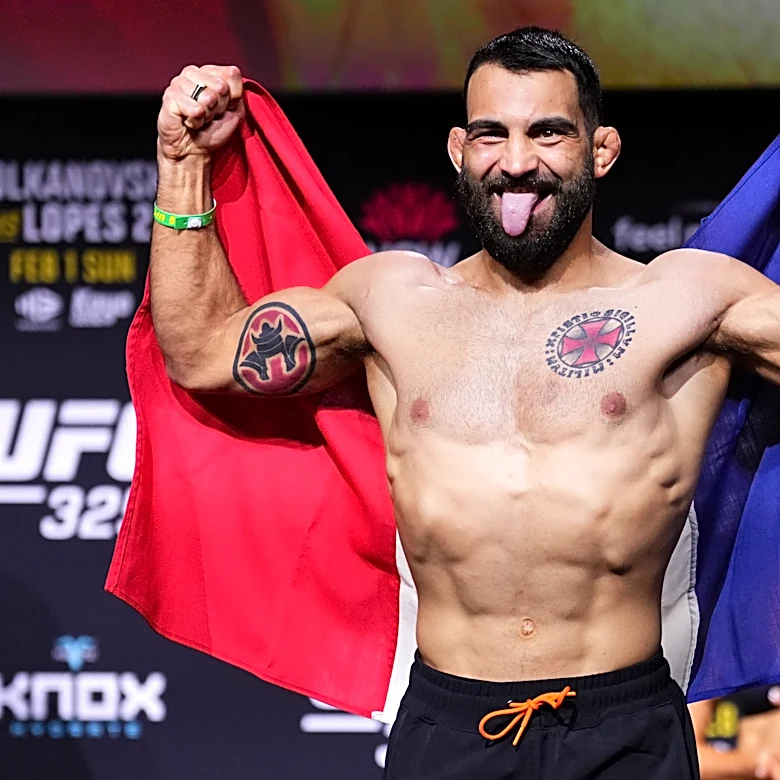 Three times?!? Benoit Saint-Denis accused of staph infection (again) by eagle-eyed fight fans