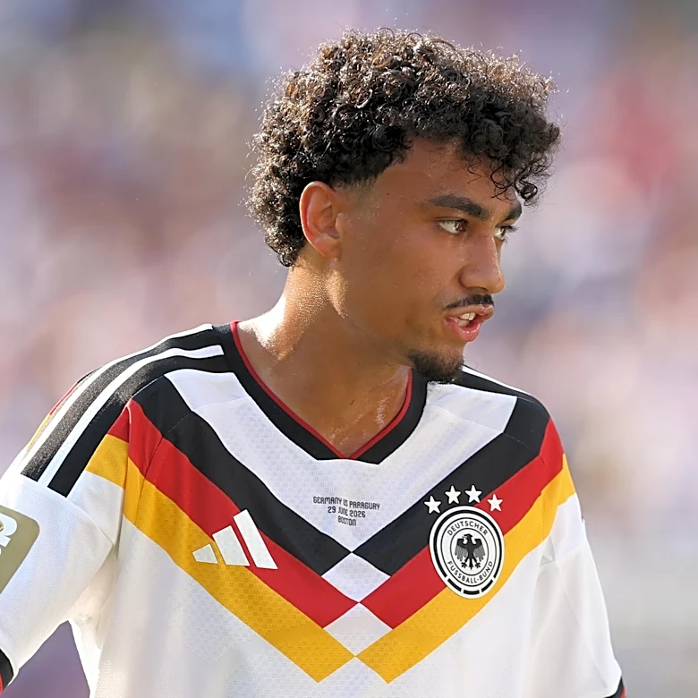 Bayern Munich’s Nathaniel Brown is the duel master