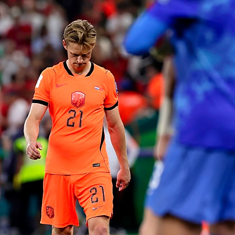‘Not good enough’ – Frenkie de Jong admits World Cup exit is hard to stomach
