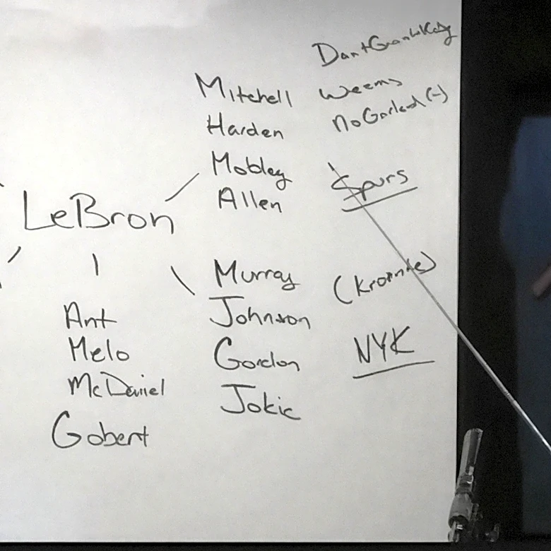 The LeBron Whiteboard Equation has Only One Solution