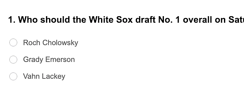South Side Sox Reacts: Who’s your pick?