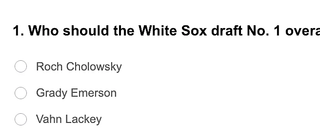 South Side Sox Reacts: Who’s your pick?
