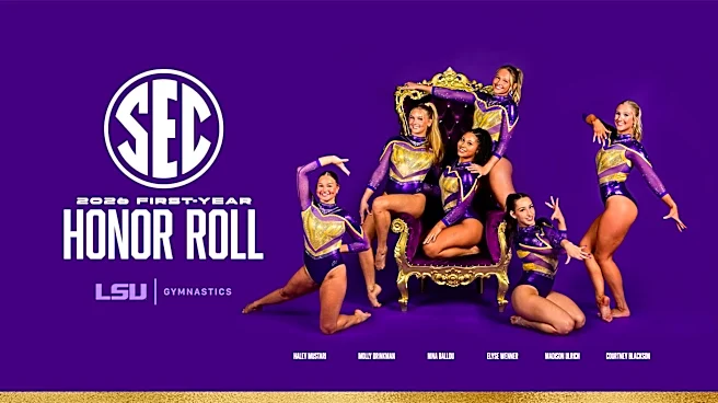 Six LSU Gymnasts Named to 2025-26 SEC First-Year Academic Honor Roll