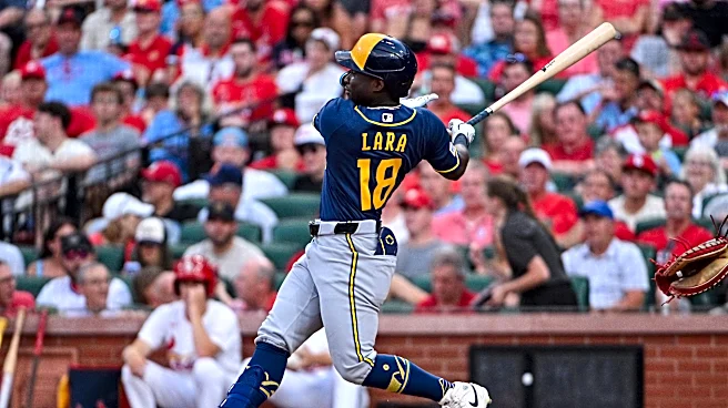 Gasser shines, Lara gets big hit as Brewers rout Cardinals 10-2
