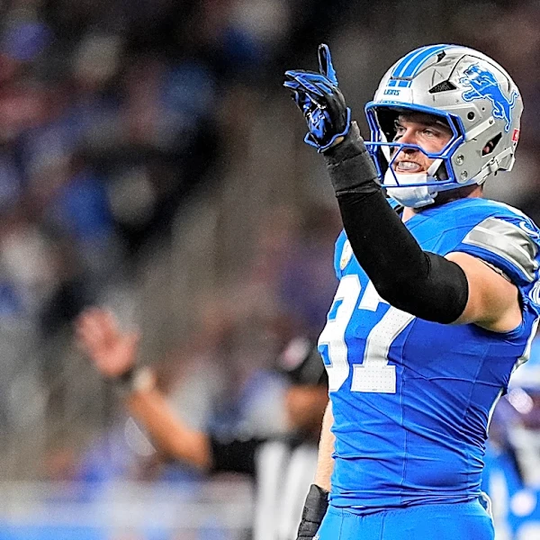 Lions DE Aidan Hutchinson climbing the ranks, per NFL coaches, execs