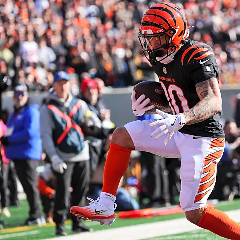 Where Chase Brown ranks on PFF’s top 32 running backs