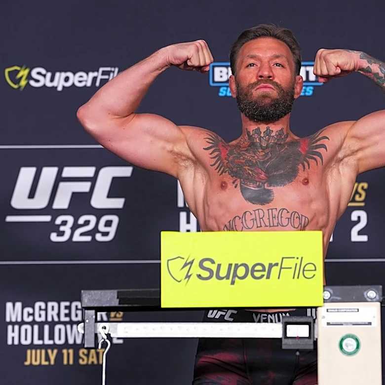 Conor McGregor before and after pics: Here’s what his five-year absence looked like at UFC 329 weigh ins