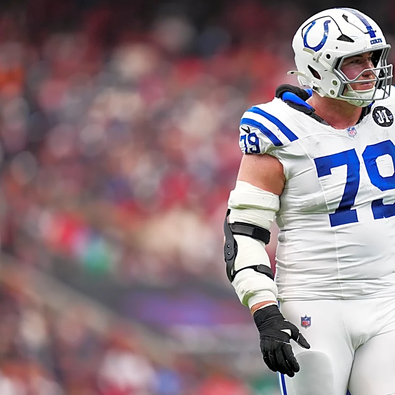 Colts OT Bernhard Raimann receives votes for Top 10 players at his position in league survey