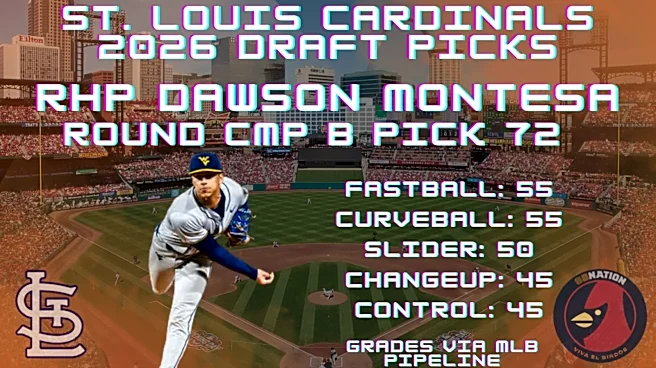 St. Louis Cardinals 2026 Draft Pick: 2-72 (CMP B) RHP Dawson Montesa