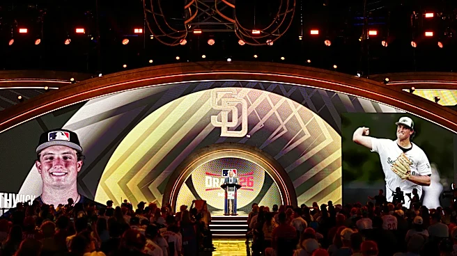 Padres select high school pitcher in first round of draft