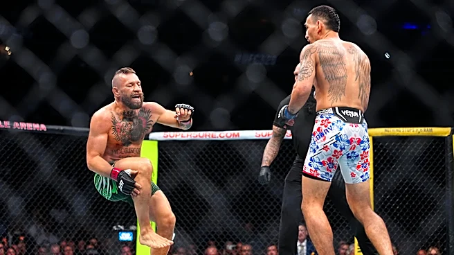 Conor McGregor blows out his knee, comeback ends in just 99 seconds as Max Holloway wins UFC 329 main event
