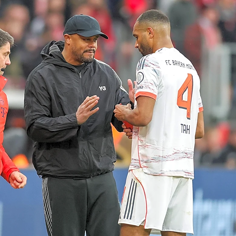 Bayern Munich’s Jonathan Tah has nothing but praise for Vincent Kompany