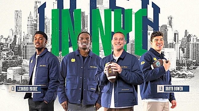 Notre Dame quarterback CJ Carr takes center stage in New York City