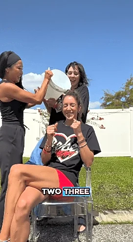 Dr. Britt Baker re-teams with Rebel (not Reba) for the ALS fight