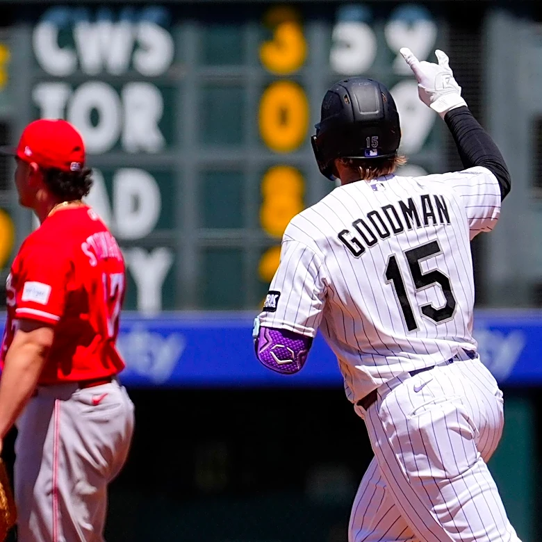 Goodman sets franchise mark with another 3-home run game