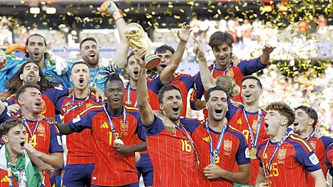 ‘We don’t care’ – Dani Olmo responds after Argentina turn backs on Spain during World Cup trophy lift