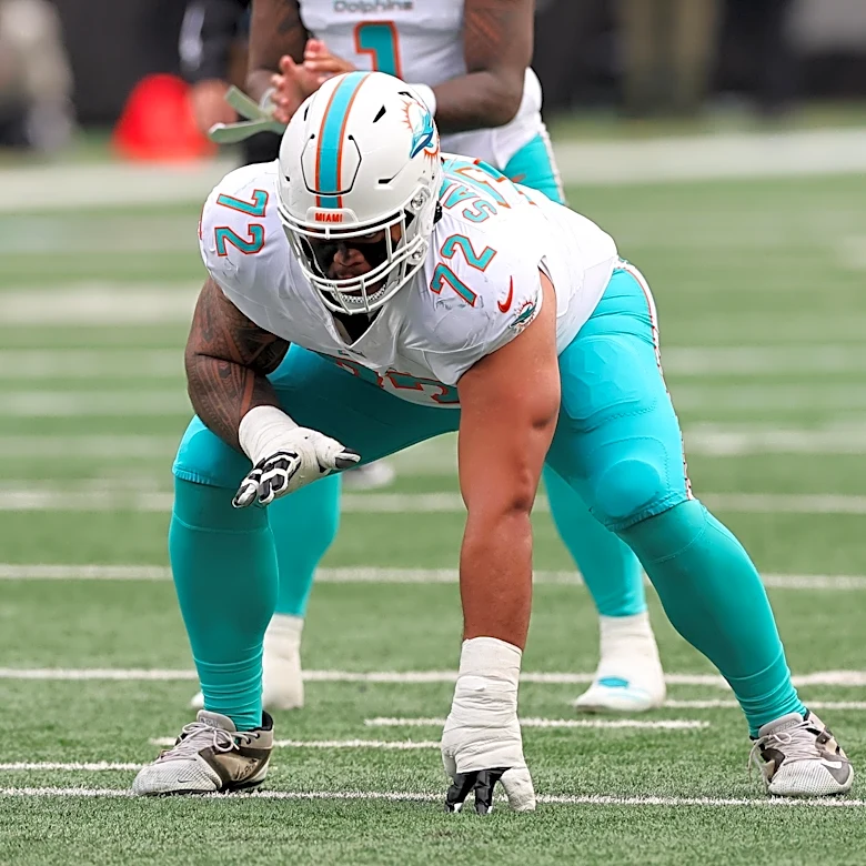 Will the move to right guard help Jonah Savaiinaea – The Splash Zone 7/21/26