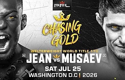 PFL Washington full fight card, ESPN start time | Jean vs. Musaev