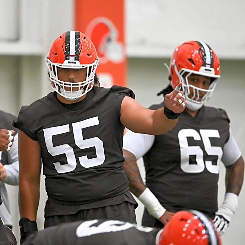 Who starts on the interior of the offensive line? Browns Reacts Survey
