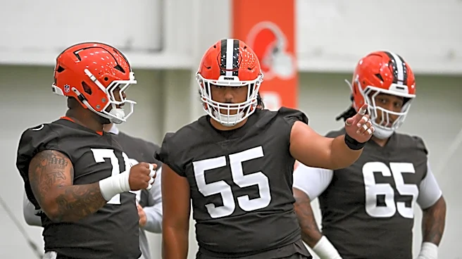 Who starts on the interior of the offensive line? Browns Reacts Survey