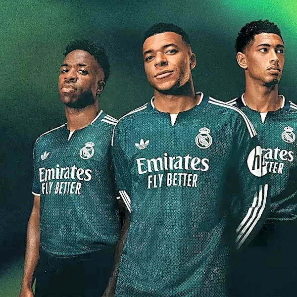 Real Madrid unveil dark green away kit for the 2026-27 season
