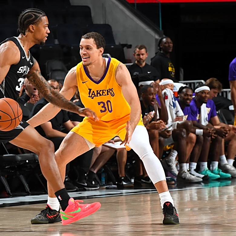 The Lakers best perimeter defender might be on a two-way contract