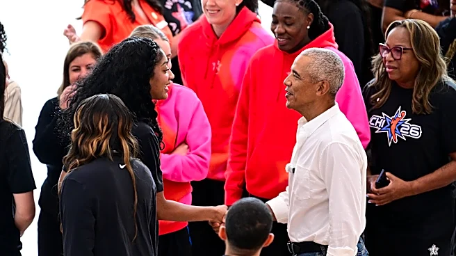 WNBA All-Stars treated to surprise visit from President Barack Obama at Friday practice