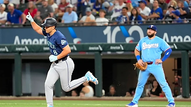 A connections word puzzle about the Mariners’ 6-4 victory over the Rangers