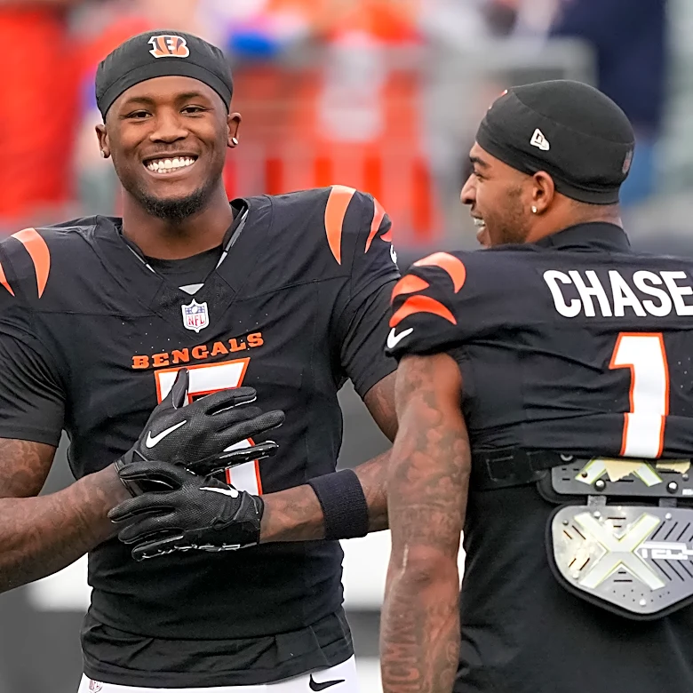 Tee Higgins nearly earns the top spot in best WR2 rankings
