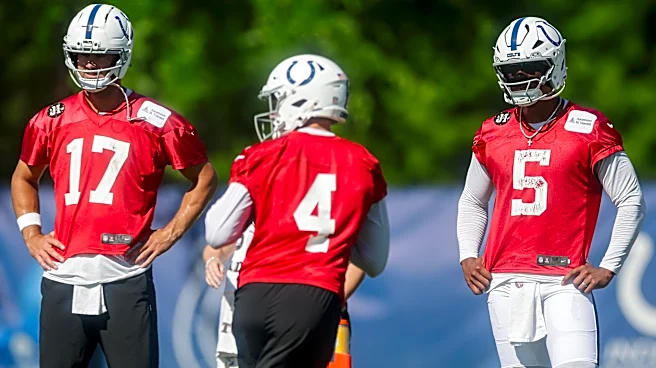 Colts currently intend to keep all three quarterbacks, but situation remains fluid