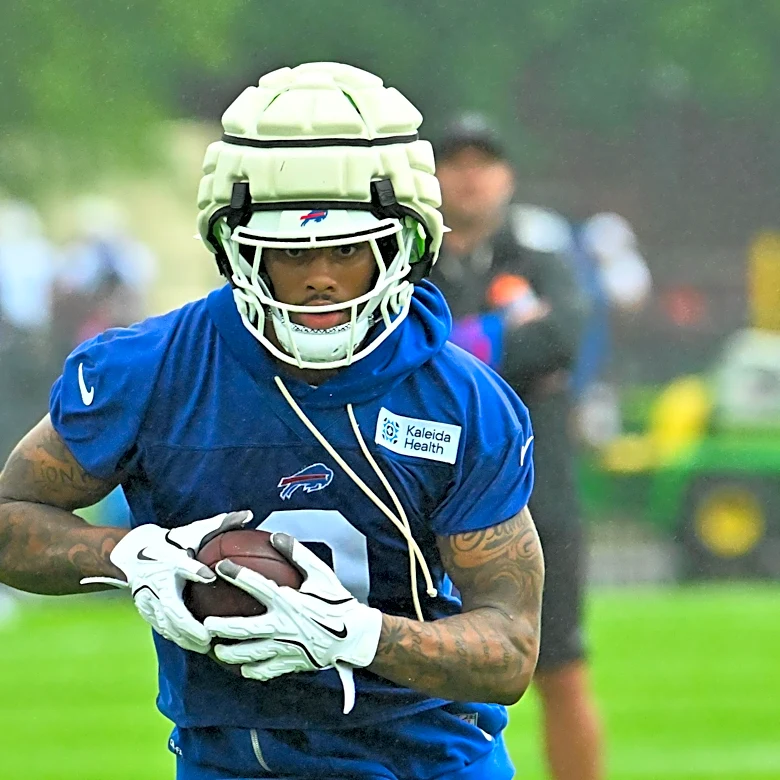Buffalo Bills WR Keon Coleman dominates training camp headlines on day 1