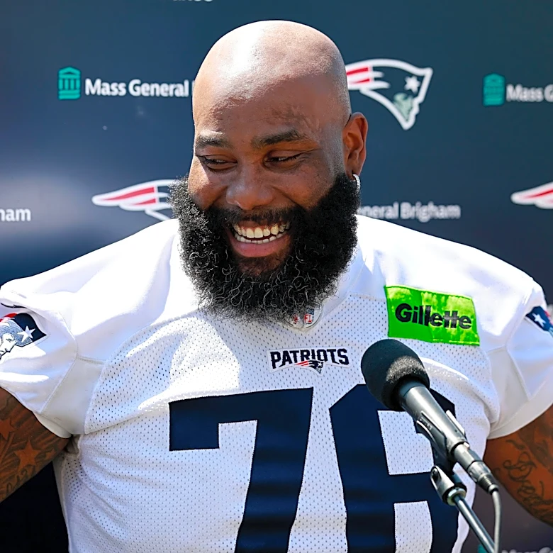 Returning for Year 13 an easy choice for Patriots’ Morgan Moses