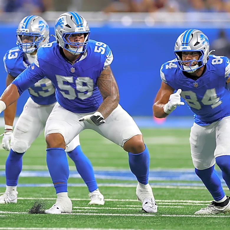 Lions OT Giovanni Manu oddly lands on NFI list after training camp practice