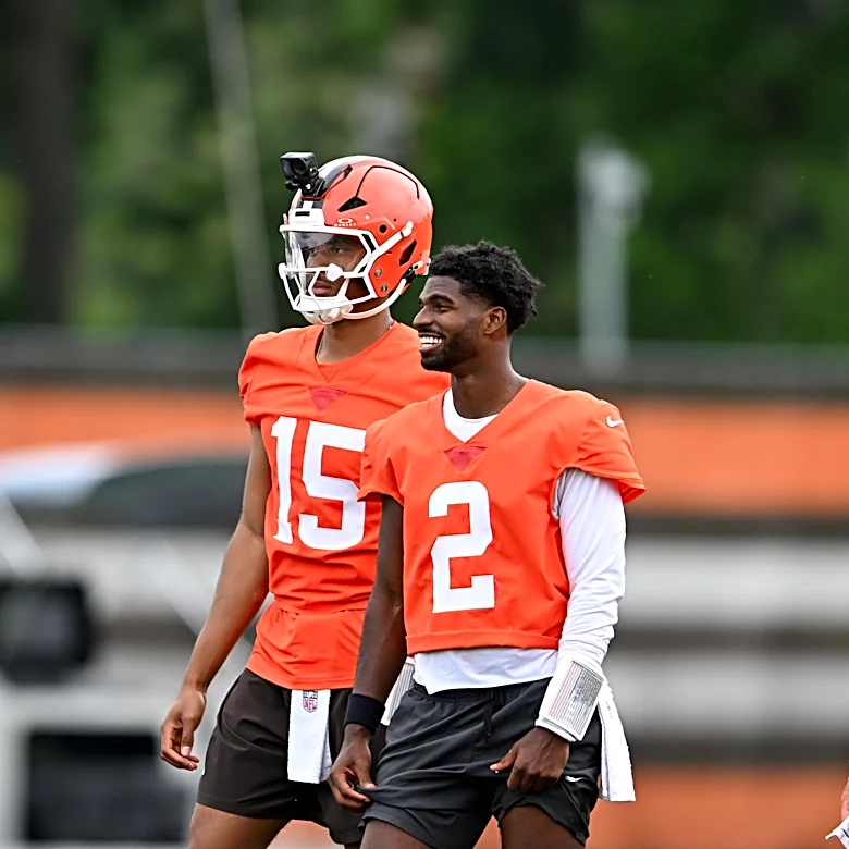 Browns QB Shedeur Sanders taking on a leadership, mentor role at start of training camp