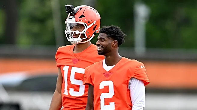 Browns QB Shedeur Sanders taking on a leadership, mentor role at start of training camp