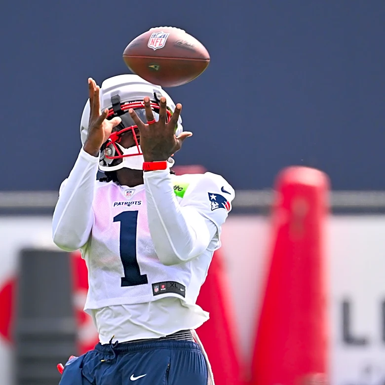Patriots training camp recap: Drake Maye-A.J. Brown connection comes to life