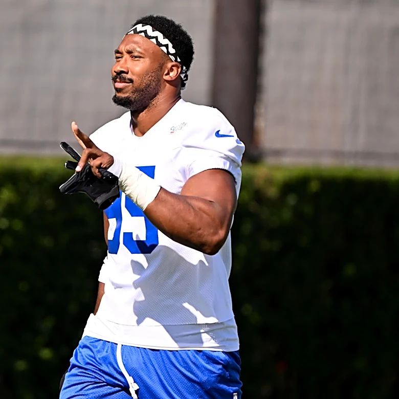 L.A. Rams News: Myles Garrett will let the Aaron Donald rumors play out
