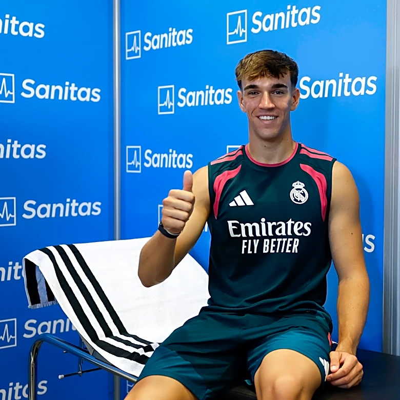 Carlos Espí joins Real Madrid first-team training