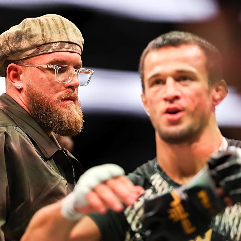Video: Khabib snatches lightweight belt from selfish Jake Paul before YouTuber spoils Usman Nurmagomedov’s interview | PFL New York