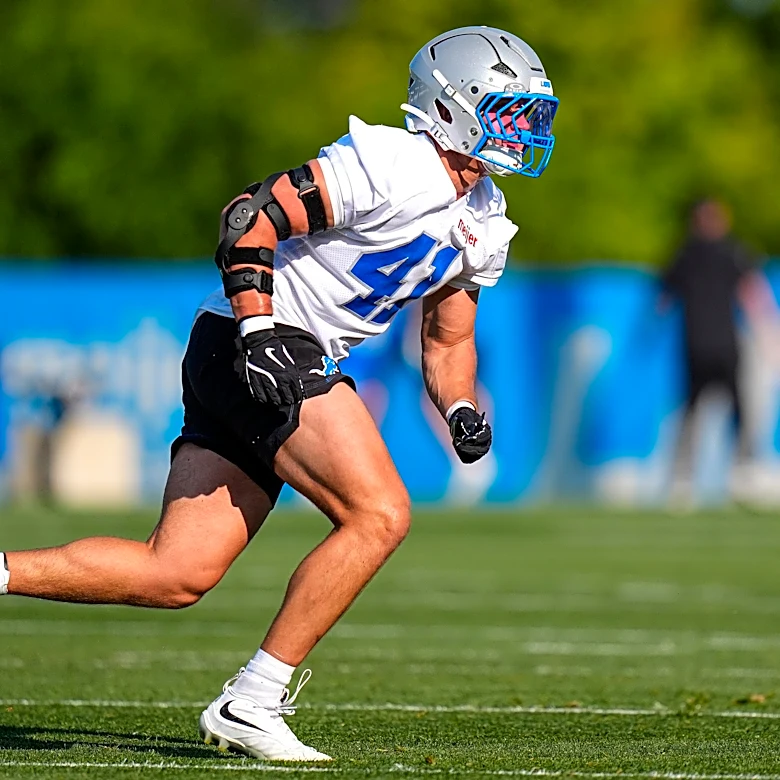 Lions rookie Jimmy Rolder out ‘a while’ with training camp injury