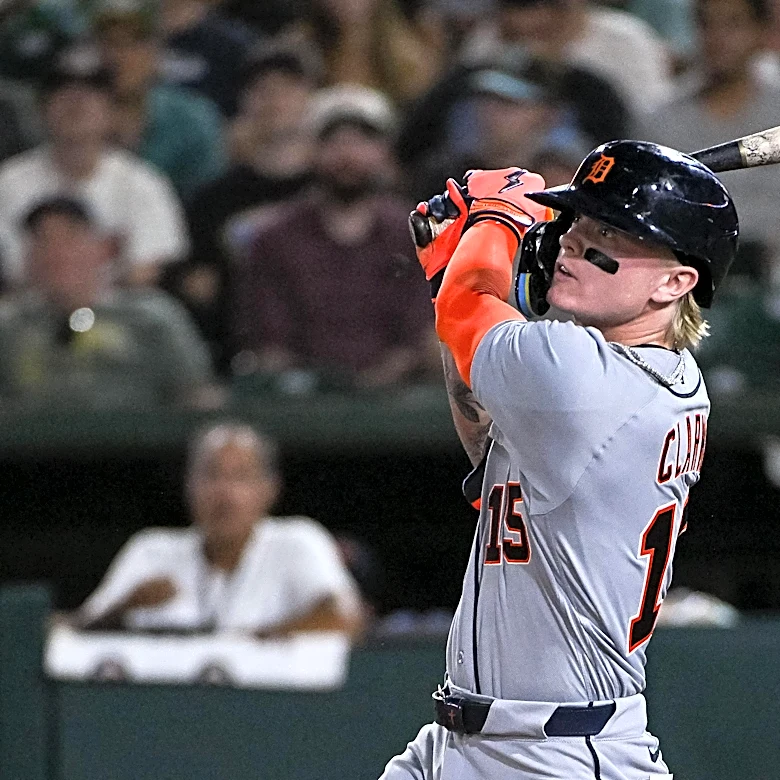 Max Clark cracks first MLB homer as Tigers survive late scare