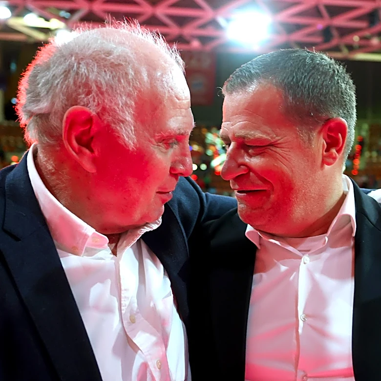Bayern Munich’s Max Eberl pleased with vote of confidence from Uli Hoeneß