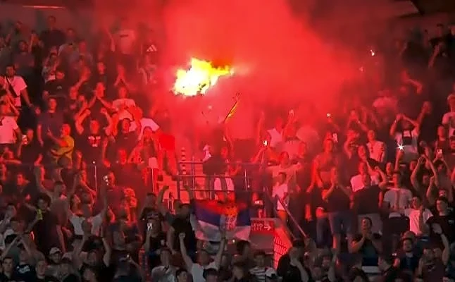 Dana White not a fan of the Serbian flare brigade at UFC Belgrade: ‘I hope I never see that again’