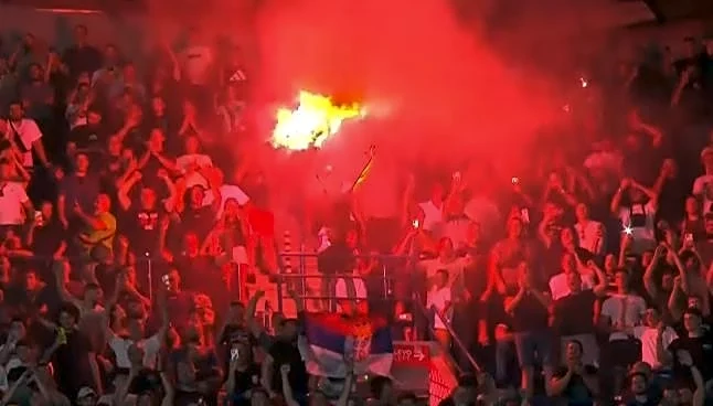 Dana White not a fan of the Serbian flare brigade at UFC Belgrade: ‘I hope I never see that again’