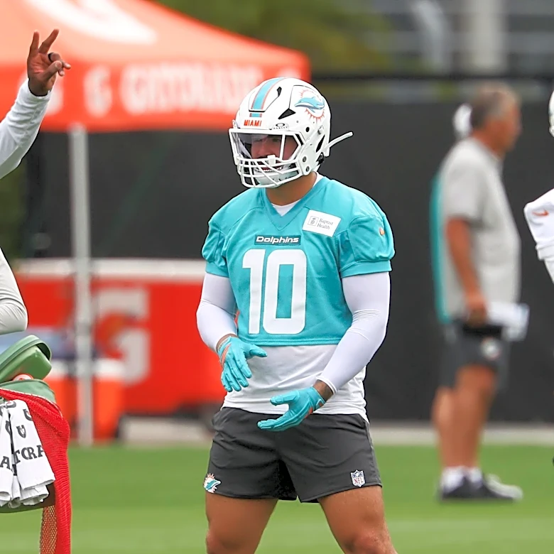 Jacob Rodriguez making an early impact on Dolphins training camp