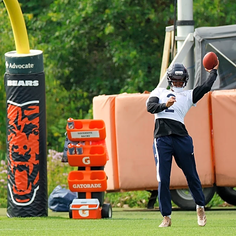 Bears S Coby Bryant carted off with knee injury during practice
